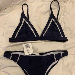 Cupshe moonlight shadow triangle bikini